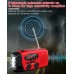 JMGRTYT Wind Up Solar Radio, 2000mAh Rechargeable USB Phone Charger, Survival Hand Crank AM/FM Emergency Weather Radio,SOS Alarm, LED Bright Flashlight for Outdoor Camping, Hiking