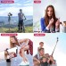 JMGRTYT Selfie Stick Tripod with 2 Fill Lights, 71 Inch 180cm Extendable and Portable Selfie Stick with Detachable Wireless Remote Compatible with iPhone 16 15 14 13 12 11/Smartphones